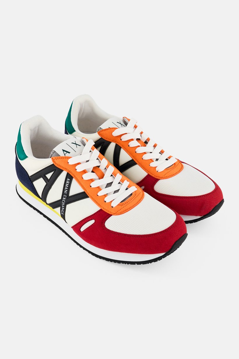 AX Armani Exchange Men Lace Up Casual Shoes, Multicolor