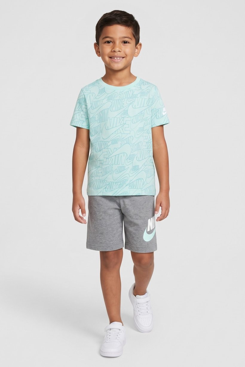 Toddlers Boy 2 Pieces Allover Print T-Shirt And Short Set, Multicolor