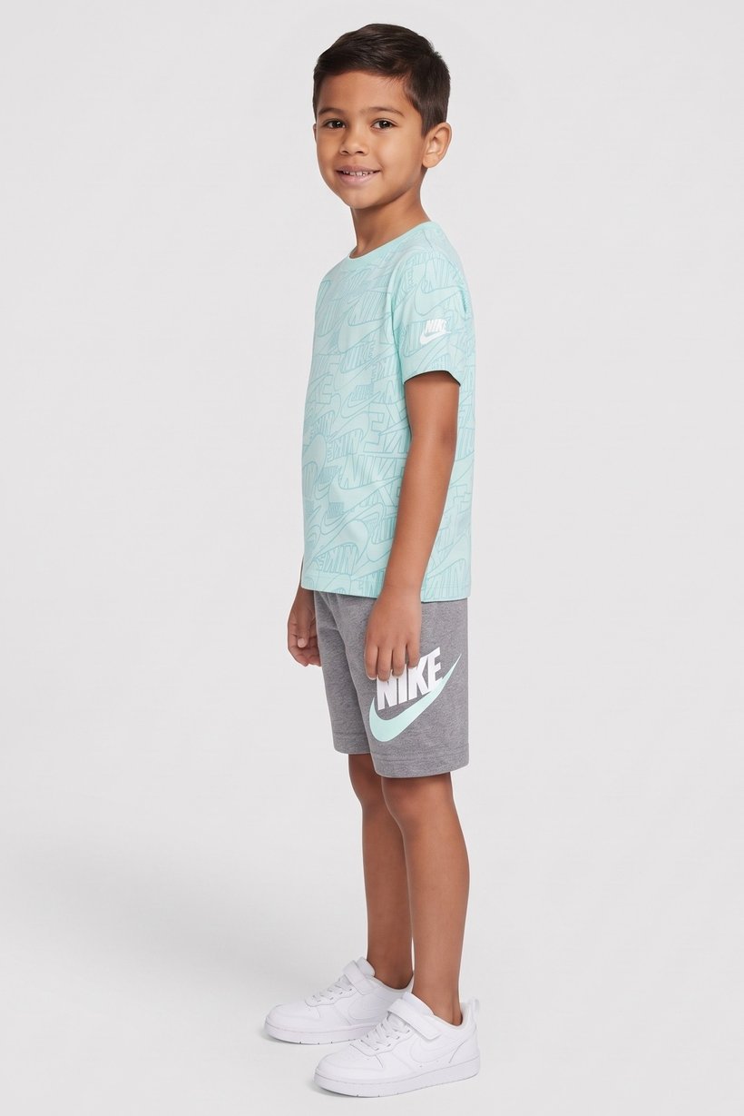 Toddlers Boy 2 Pieces Allover Print T-Shirt And Short Set, Multicolor