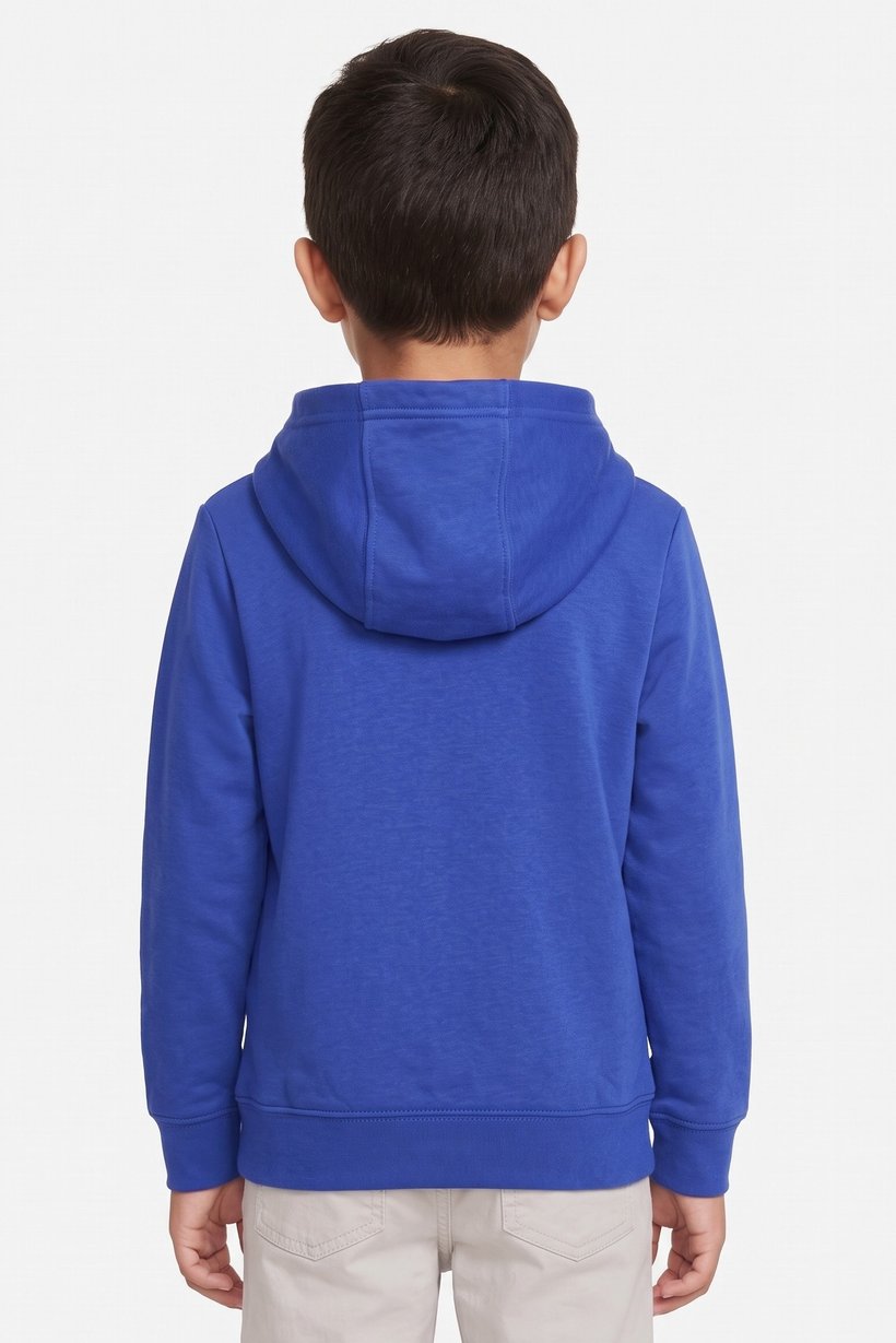 Kids Boy Long Sleeve Outdoor Hoodie, Blue