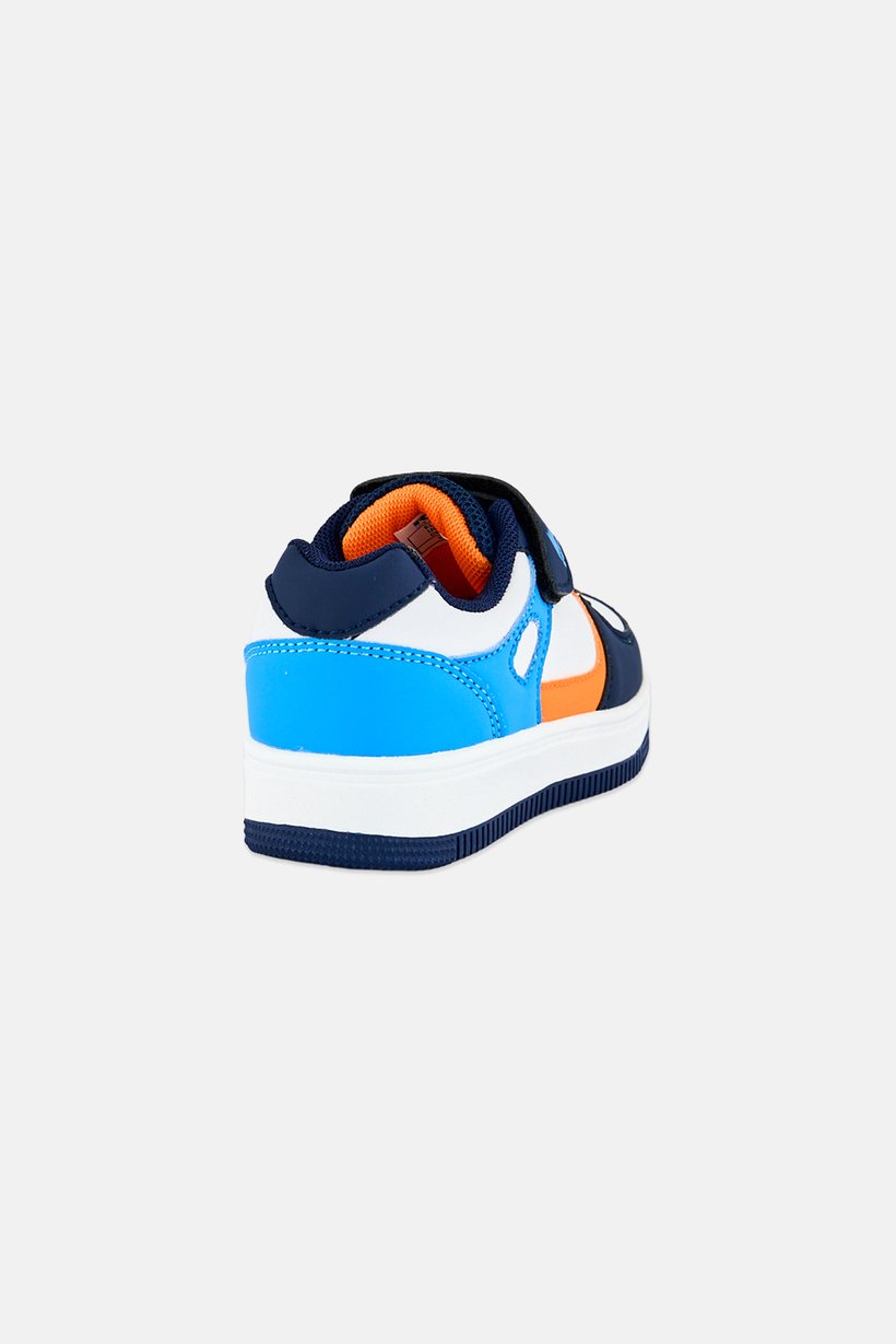 Toddlers Boy Velcro Closure Outdoor Shoes, Multicolor