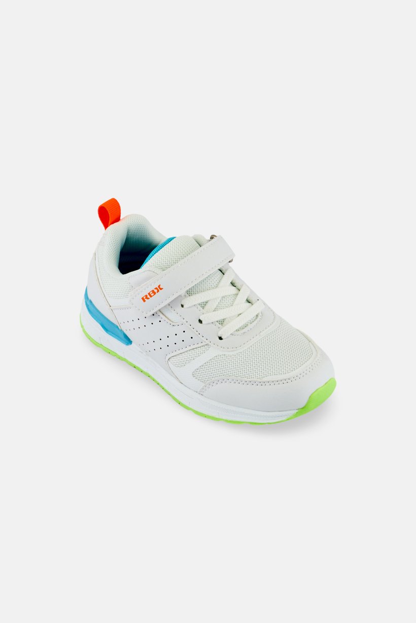 Kids Boy Velcro Closure Outdoor Shoes, White