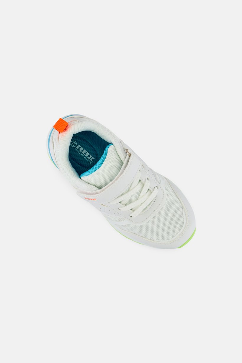 Kids Boy Velcro Closure Outdoor Shoes, White