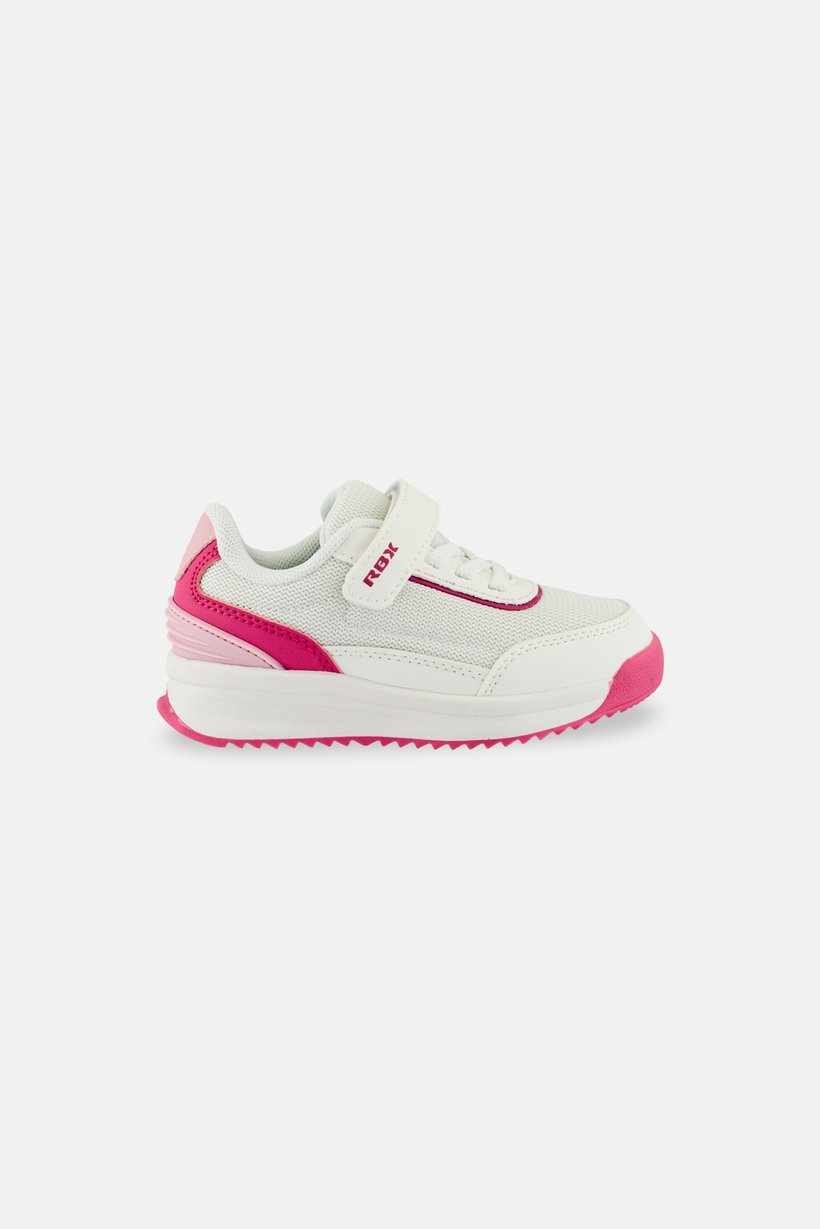Toddlers Girl Velcro Closure Outdoor Shoes, Multicolor