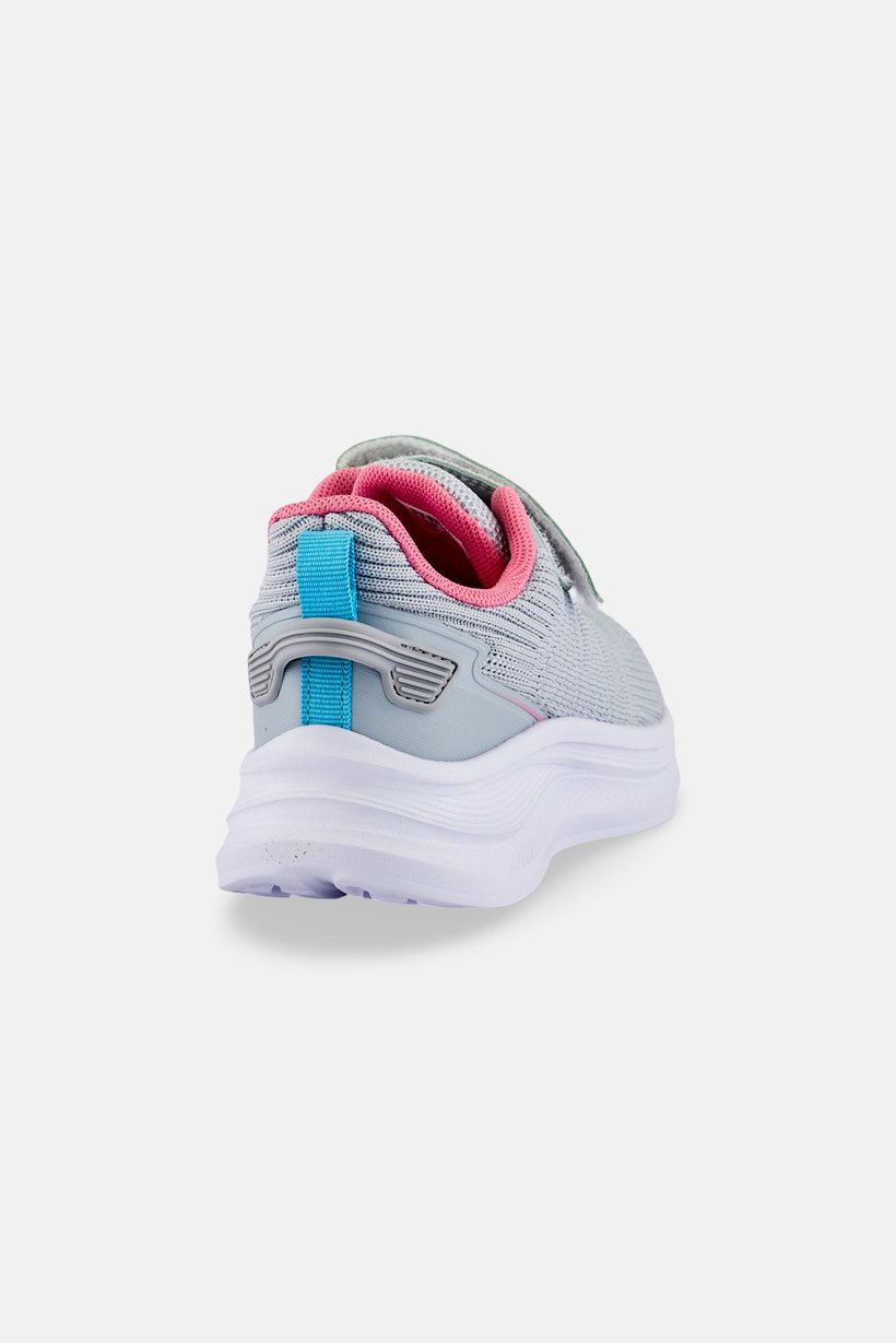 Kids Girl Velcro Closure Outdoor Shoes, Grey