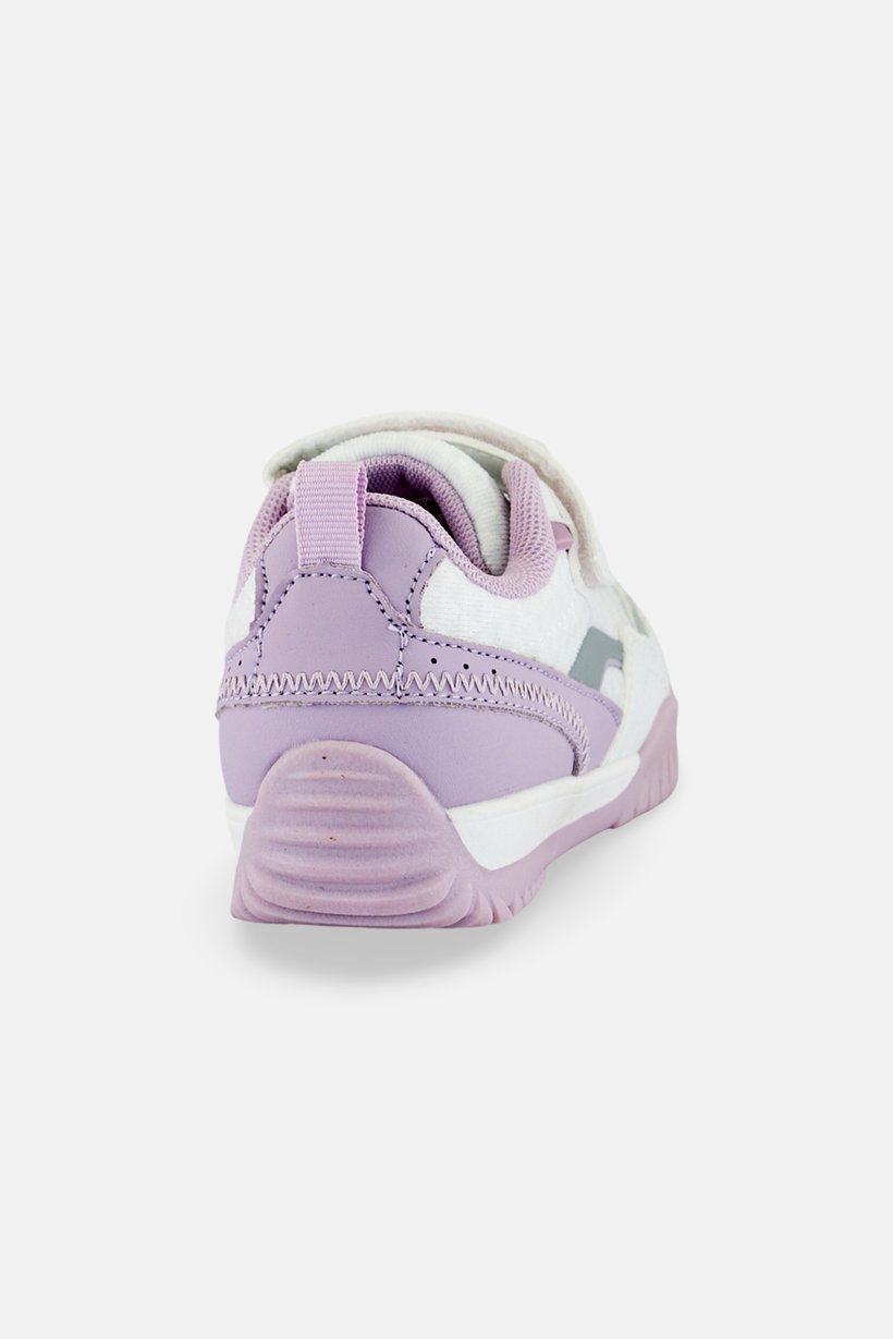 Kids Girl Velcro Closure Running Shoes, Multicolor
