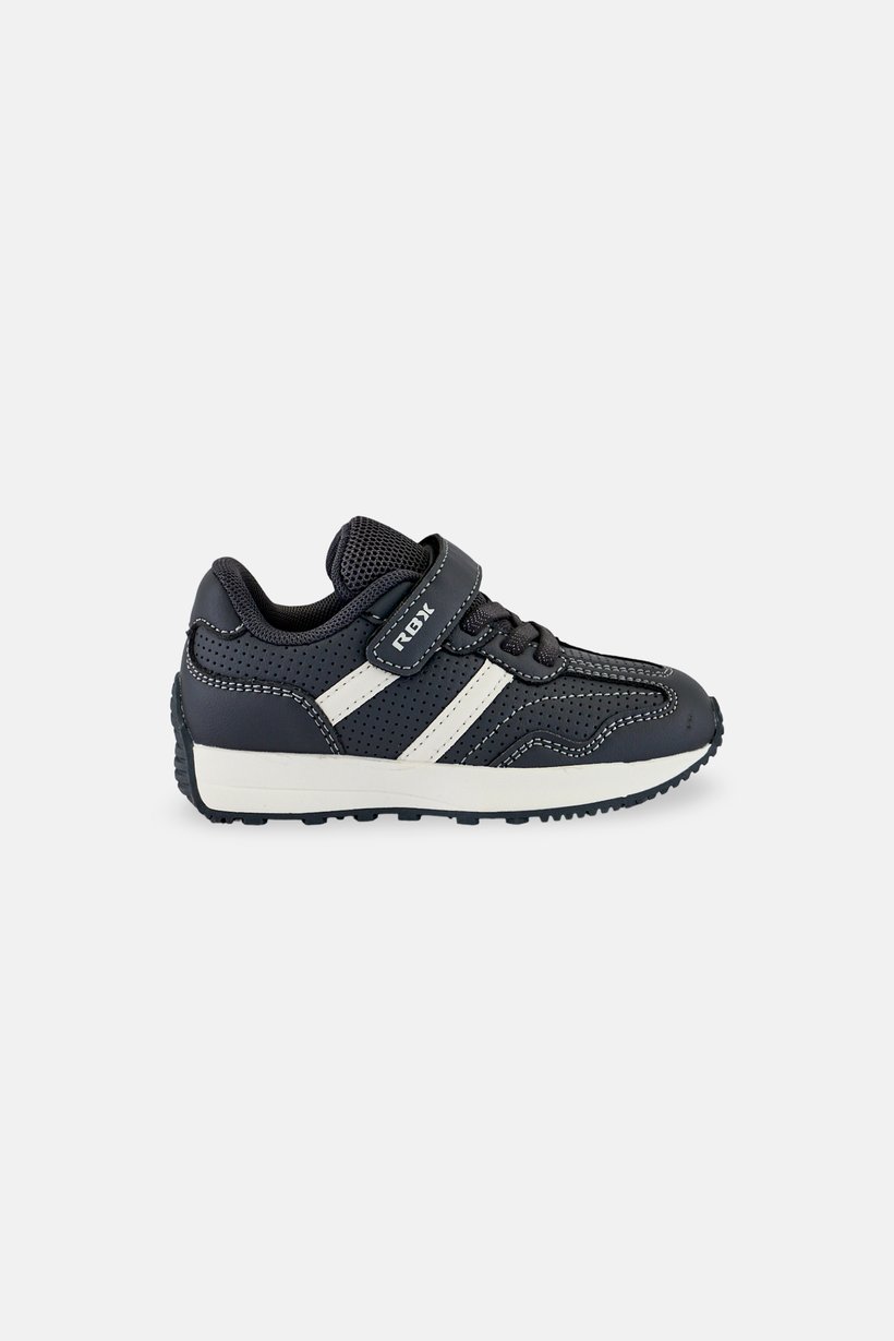 Kids Boy Velcro Closure Outdoor Shoes, Grey