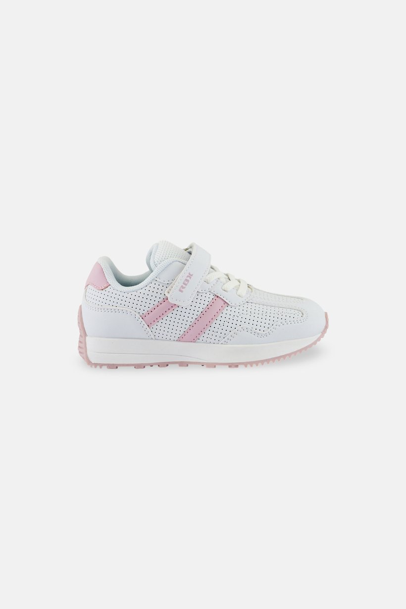 Kids Girl Velcro Closure Outdoor Shoes, Multicolor