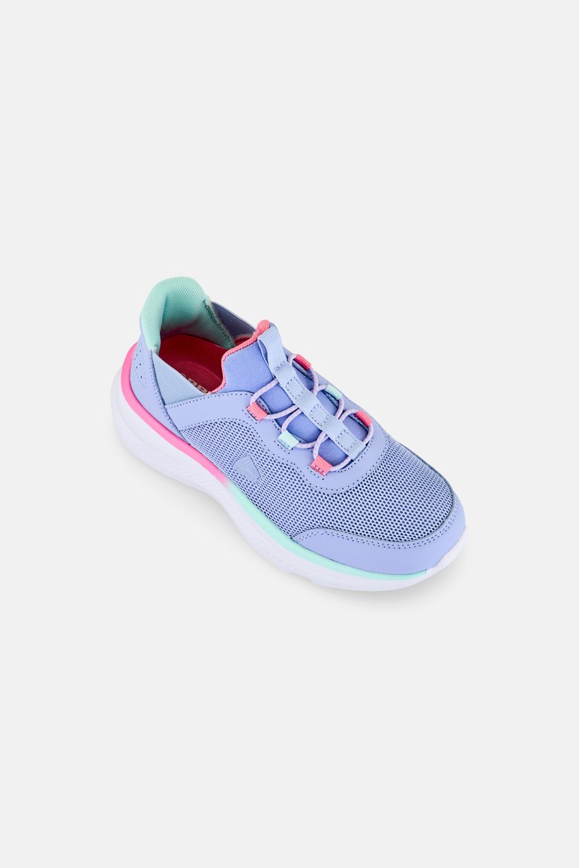 Kids Girl Slip On Running Shoes, Lavender