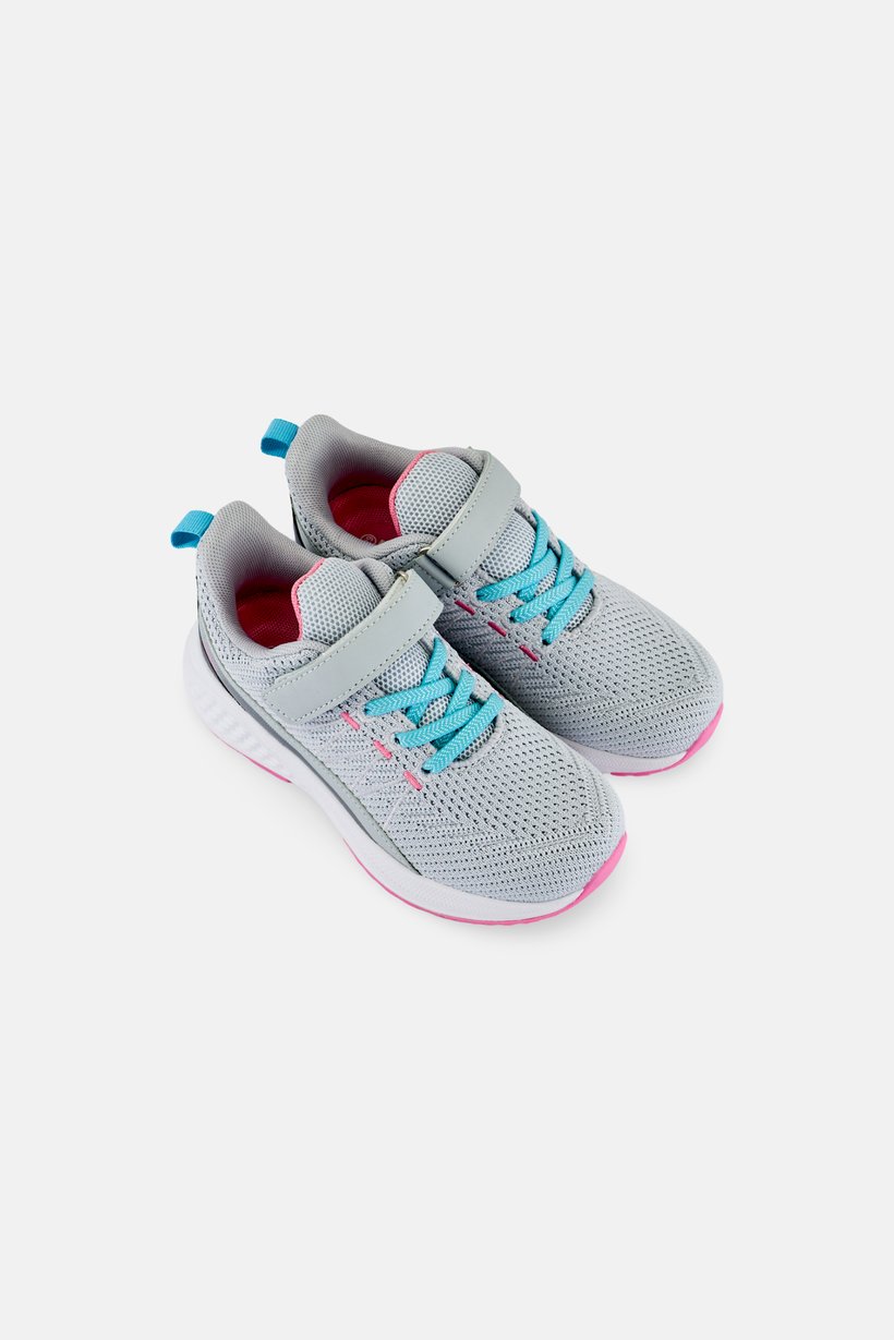 Kids Girl  Velcro Closure Outdoor Shoes, Multicolor