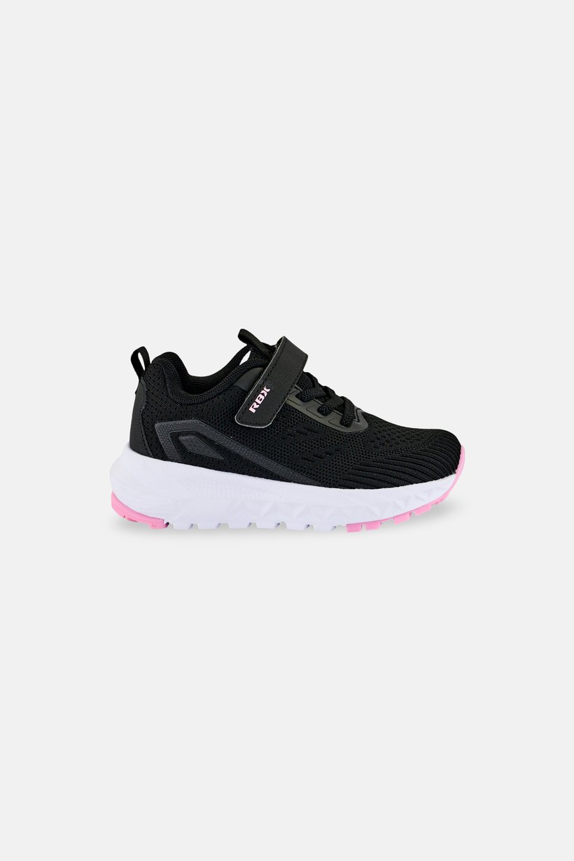 Toddlers Boy Velcro Closure Outdoor Shoes, Black