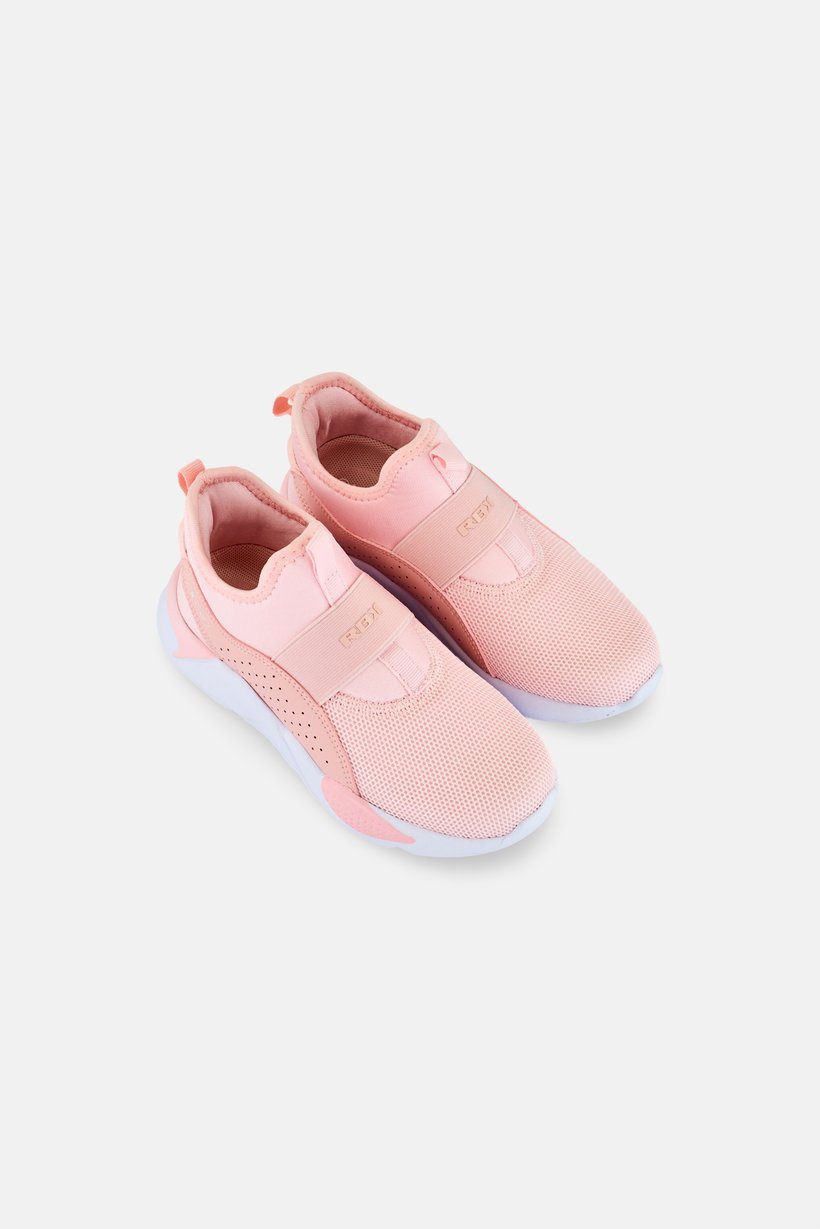 Kids Girl Slip On Running Shoes, Pink