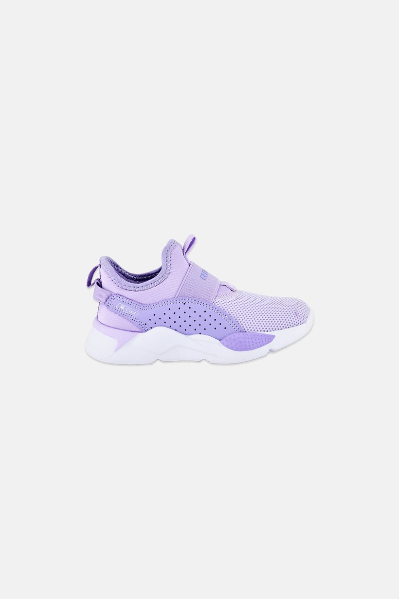 Toddlers Girl Slip On Running Shoes, Purple