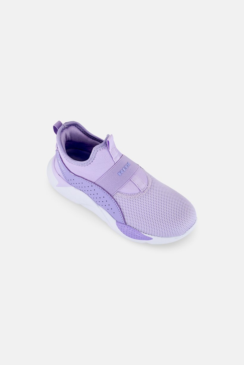 Kids Girl Slip On Running Shoes, Purple