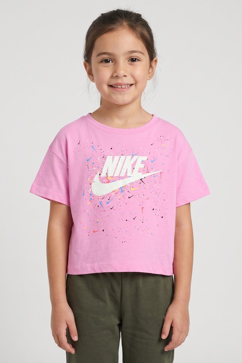 Kids Girl   Short Sleeve Outdoor Top, Pink