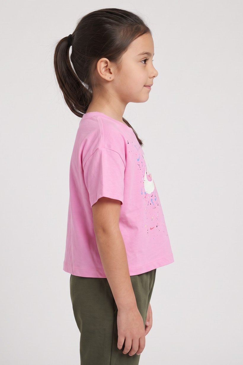 Kids Girl   Short Sleeve Outdoor Top, Pink
