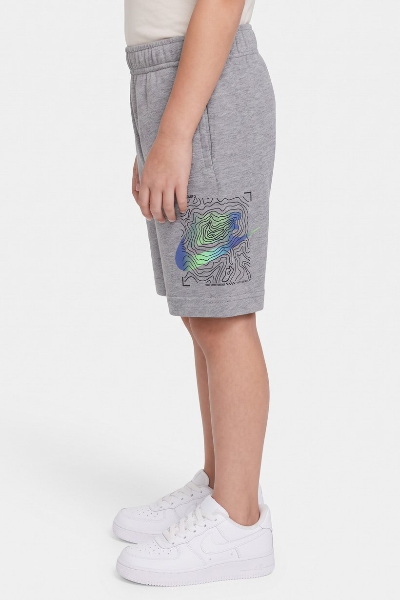 Toddlers Boy Sportswear Fit Outdoor Shorts, Grey
