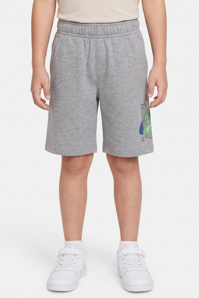 Kids Boy Sportswear Fit Outdoor Shorts, Grey