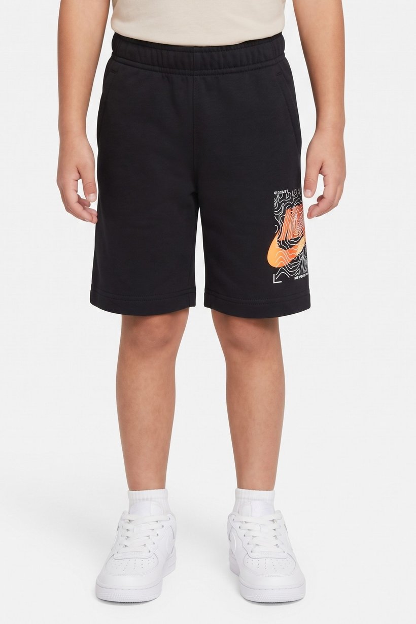 Toddlers Boy Sportswear Fit Outdoor Shorts, Black