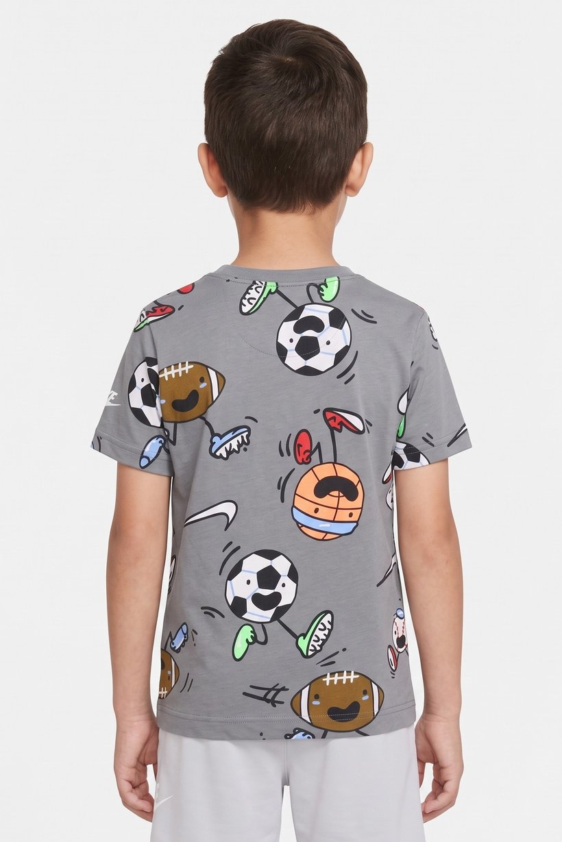 Kids Boy Sportswear Fit Short Sleeve Outdoor T-Shirt, Multicolor