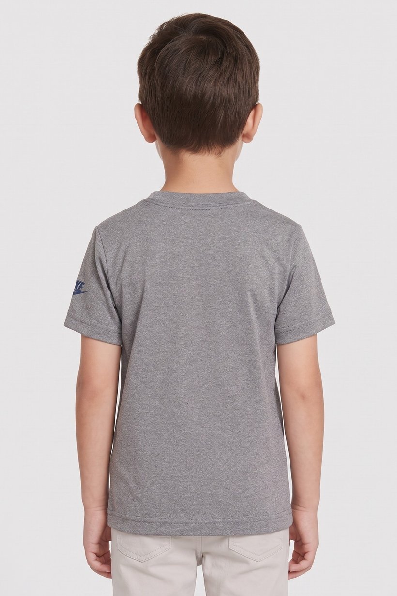 Toddlers Boy Short Sleeve Camouflage Outdoor T-Shirt, Grey