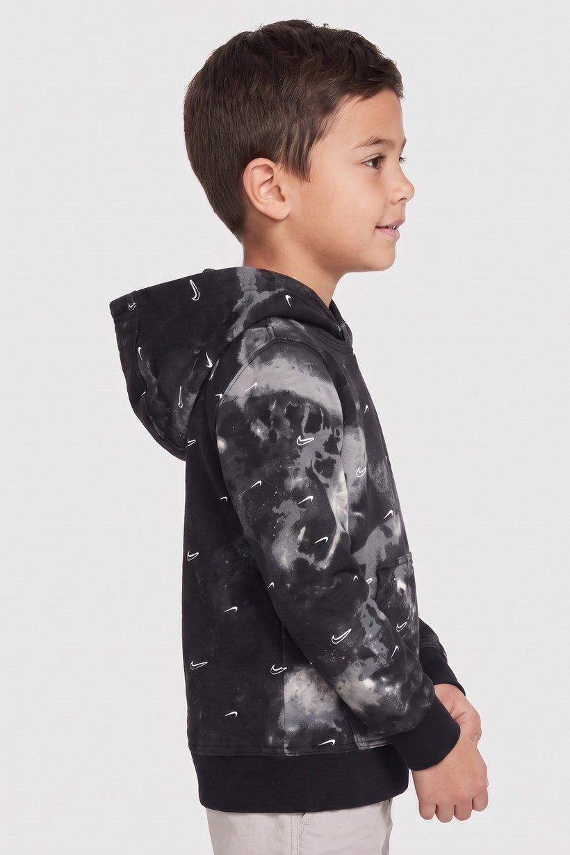 Toddlers Boy Sportswear Fit Long Sleeve Hoodie, Camouflage