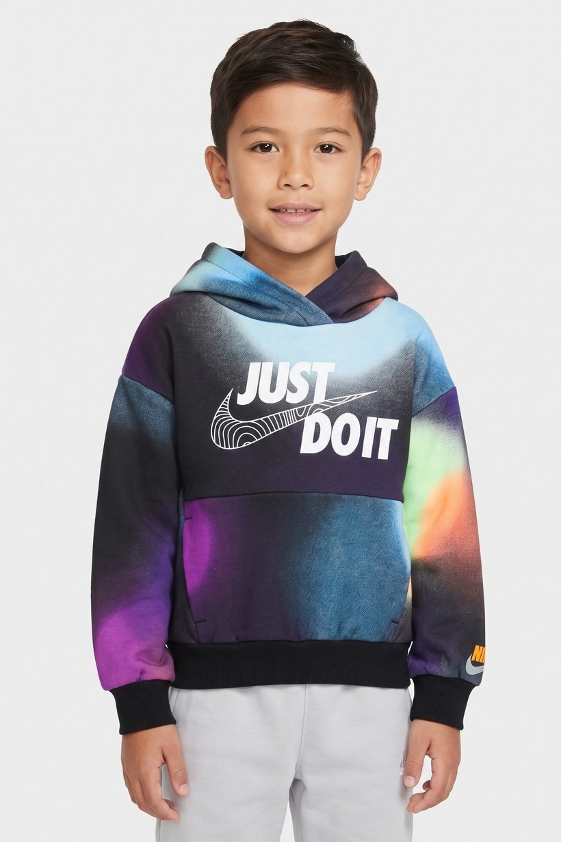 Toddlers Boy Long Sleeve Graphic Print Hoodie, Multicolor