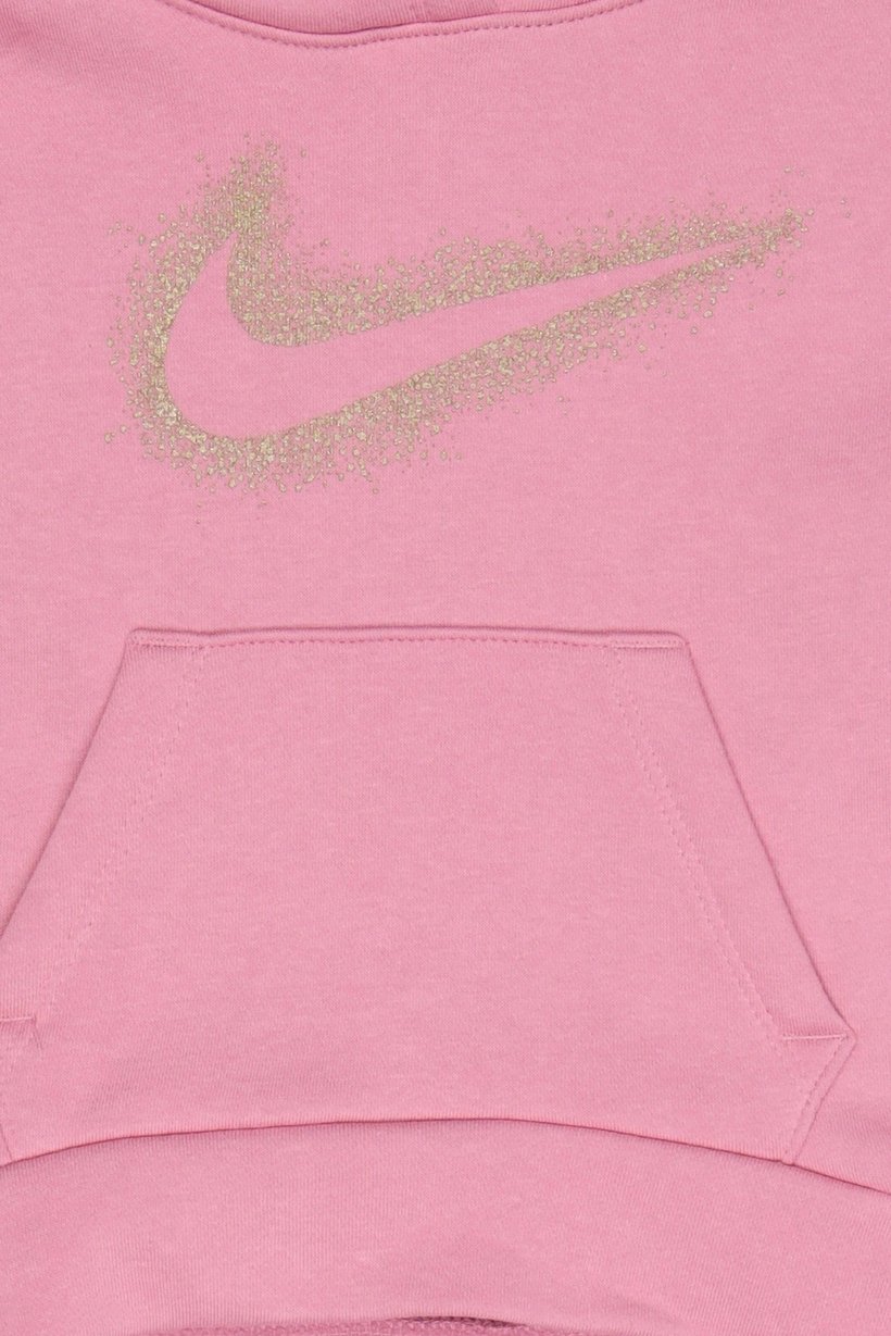 Toddlers Girl Long Sleeve Outdoor Hoodie, Old Rose