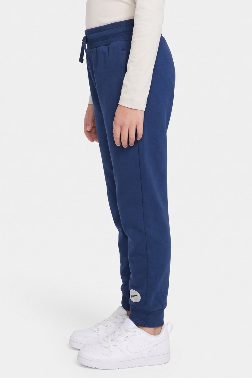 Kids Girl Brand Logo Outdoor Jogger Pants, Blue