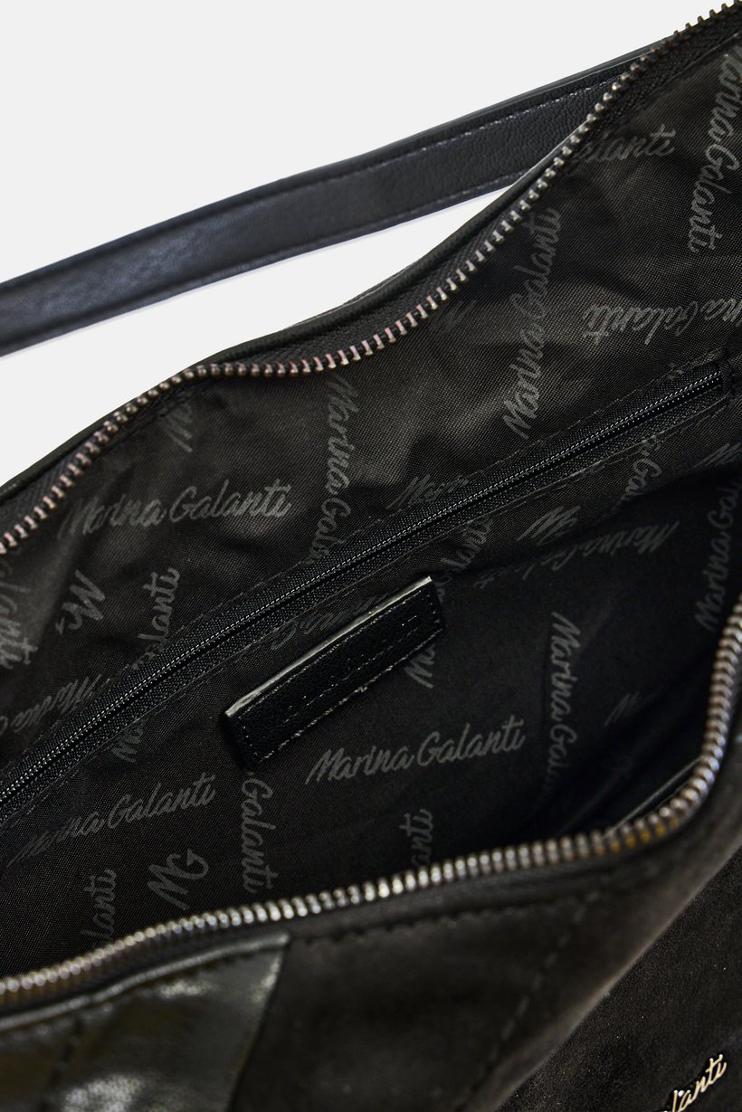 Women Brand Logo Cross Body Bag, Black