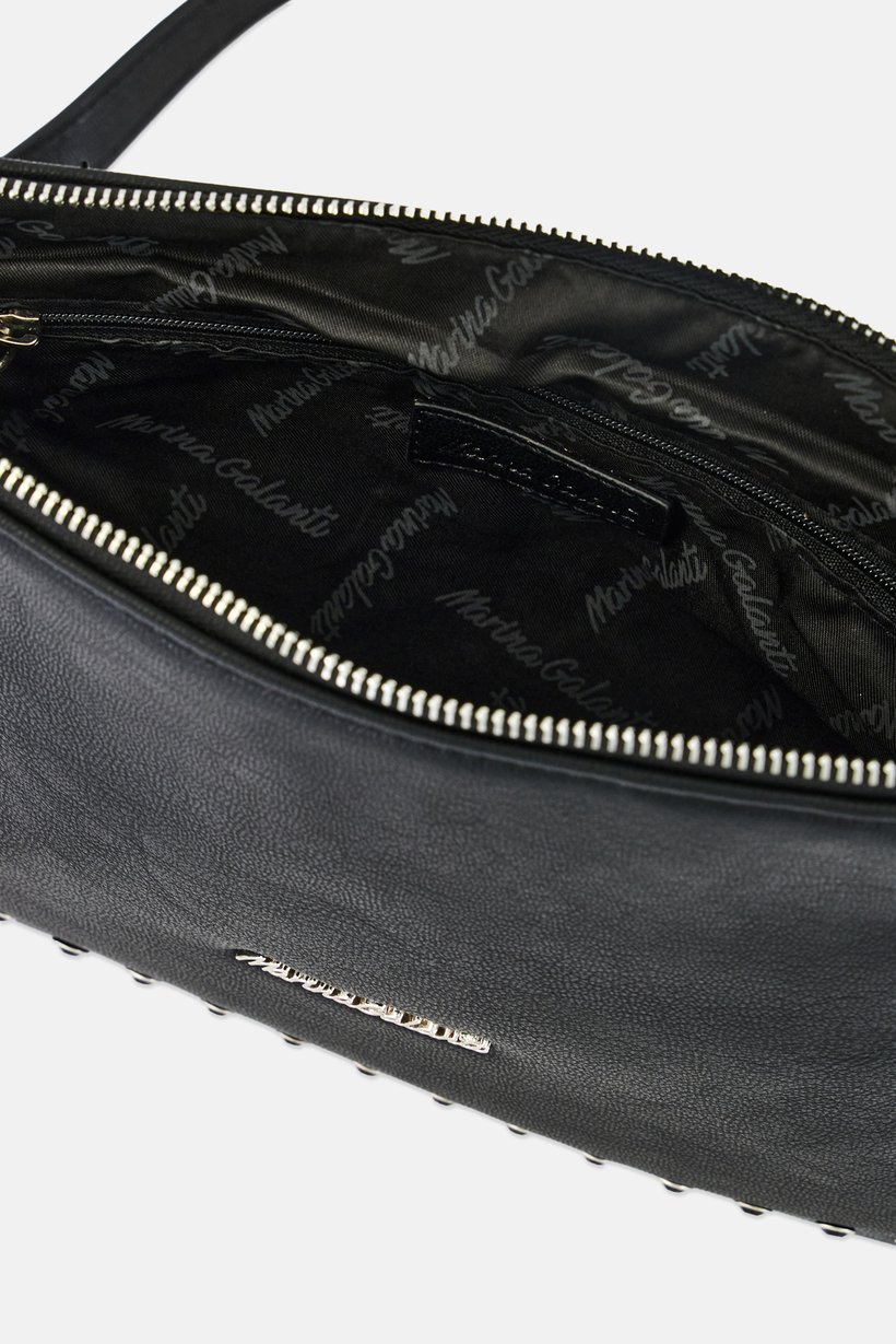 Women Brand Logo Cross Body Bag, Black