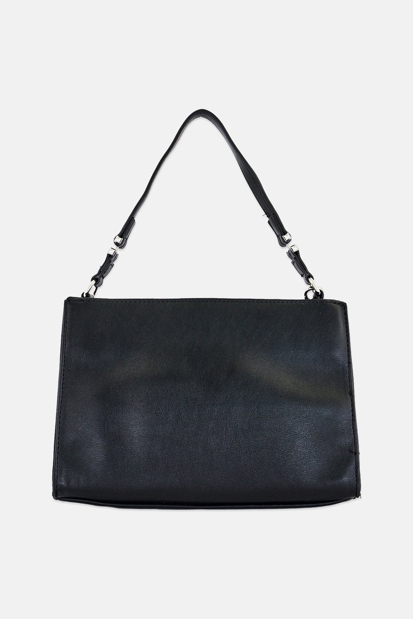 Women Brand Logo Cross Body Bag, Black
