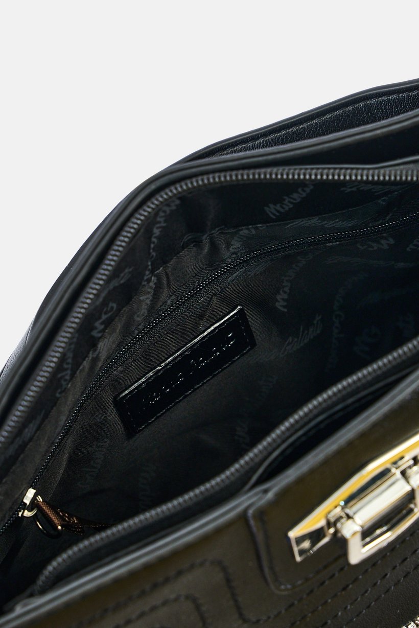 Women Brand Logo Cross Body Bag, Black