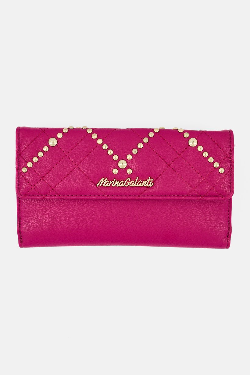 Women Brand Logo Wallet, Purple