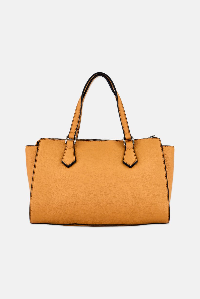 Women Brand Logo Handbag, Tan