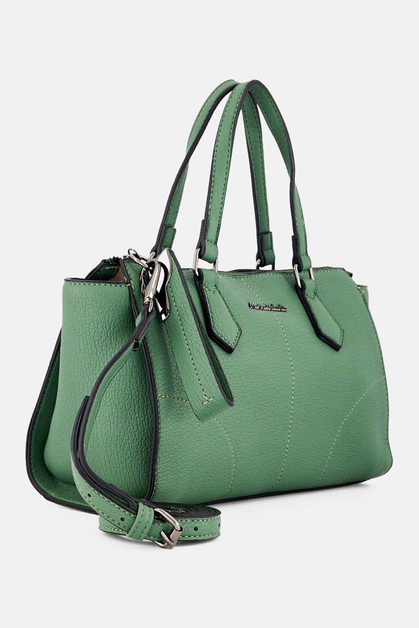 Women Brand Logo Handbag, Sage Green