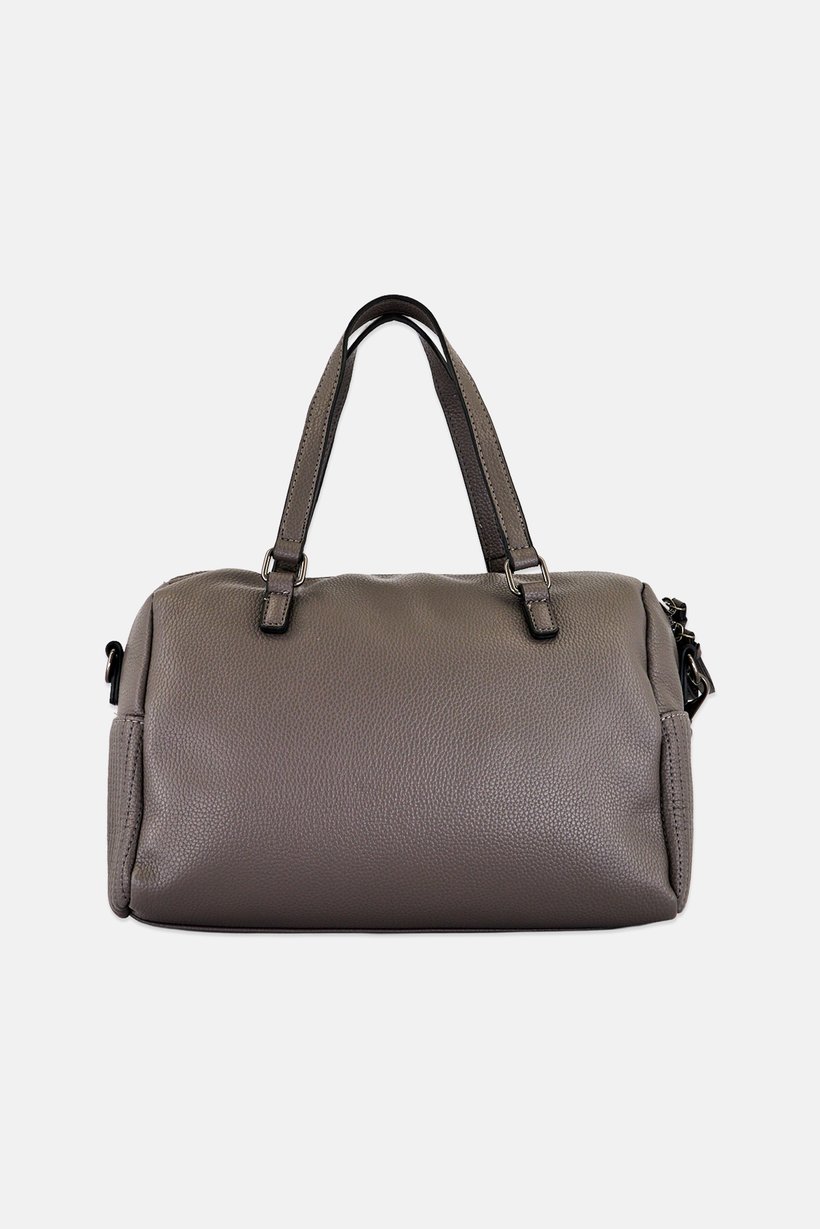 Women Brand Logo Cross Body Bag, Grey