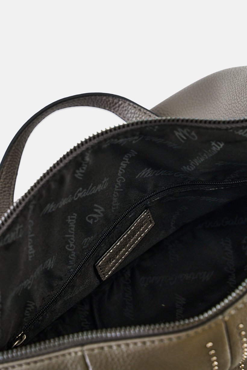 Women Brand Logo Cross Body Bag, Grey