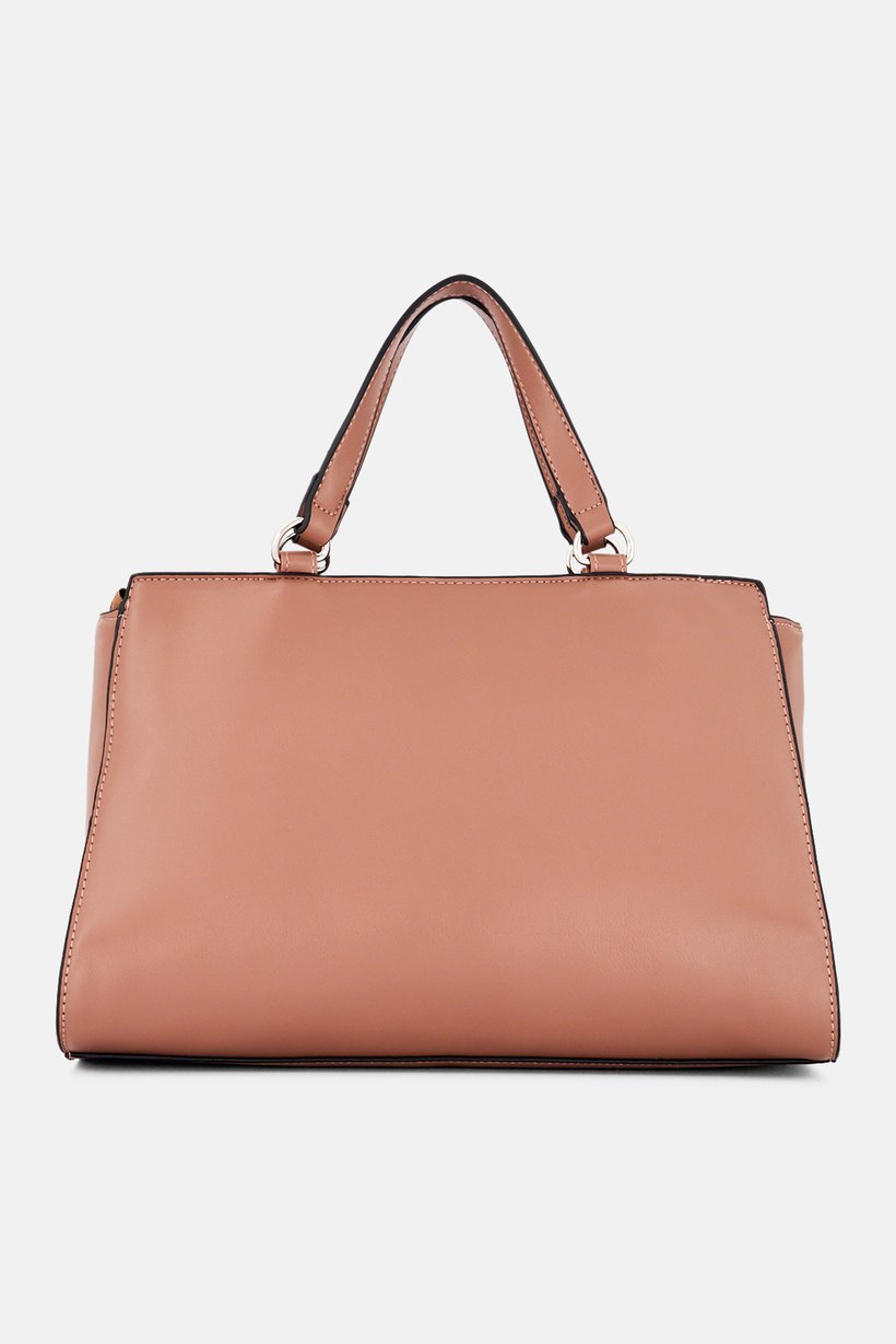 Women Brand Logo Handbag, Brown