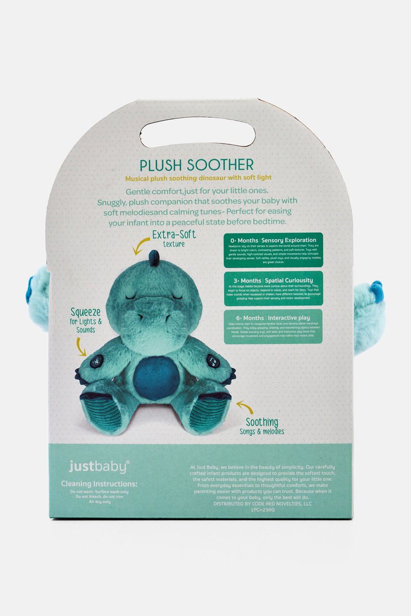 Musical Dino Plush Soother Toy