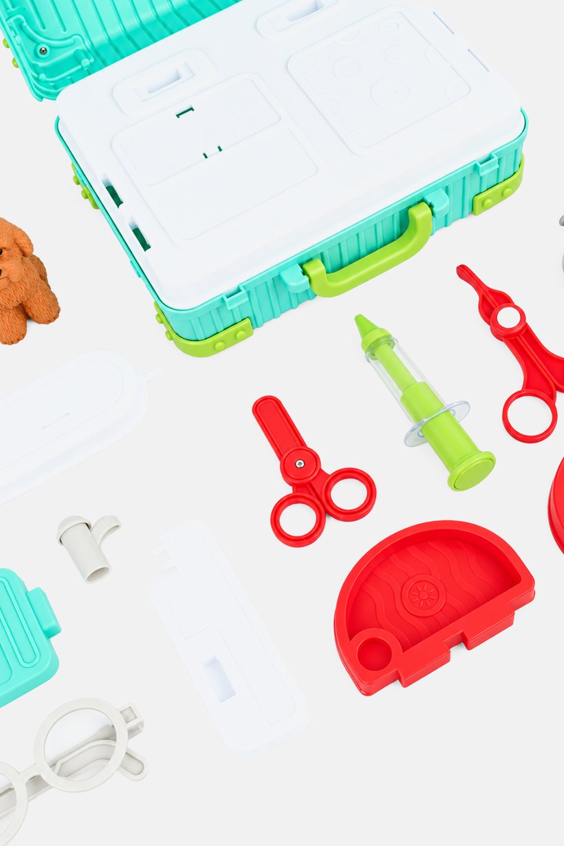 Pcs Pet Grooming Suitcase  Set With Dog