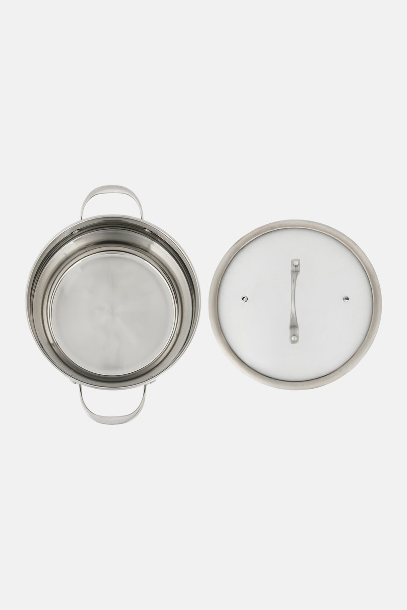 Stainless Steel Stock Pot, Silver