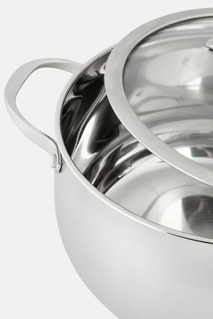 Stainless Steel Stock Pot, Silver