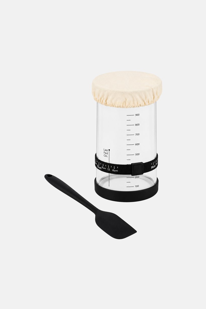 6 in 1 Sour Dough Starter Kit 34oz, Transparent