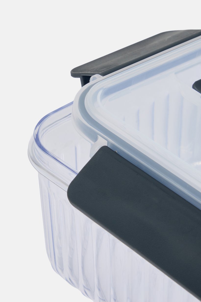 8 Piece Food Storage Containers Set, Transparent