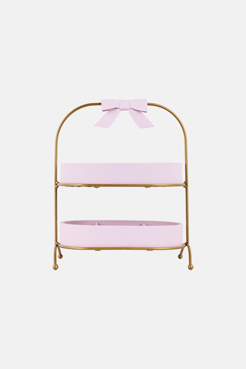 2 Tier Jewelry Organizer, Pink