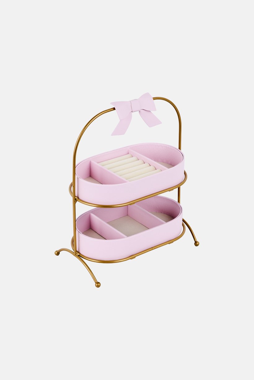 2 Tier Jewelry Organizer, Pink