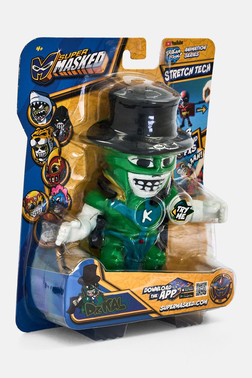 Super Masked Dr Kal Stretch Tech Figure, Multicolor