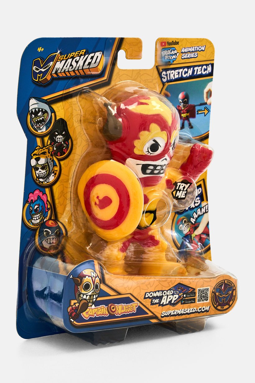Super Masked Captain Nugget Stretch Action Figure