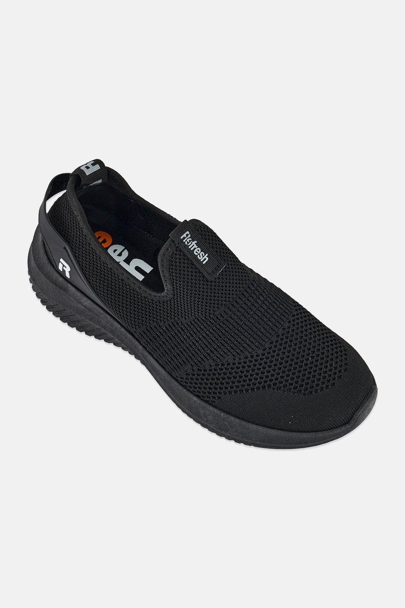 Women Slip On Casual Shoes, Black